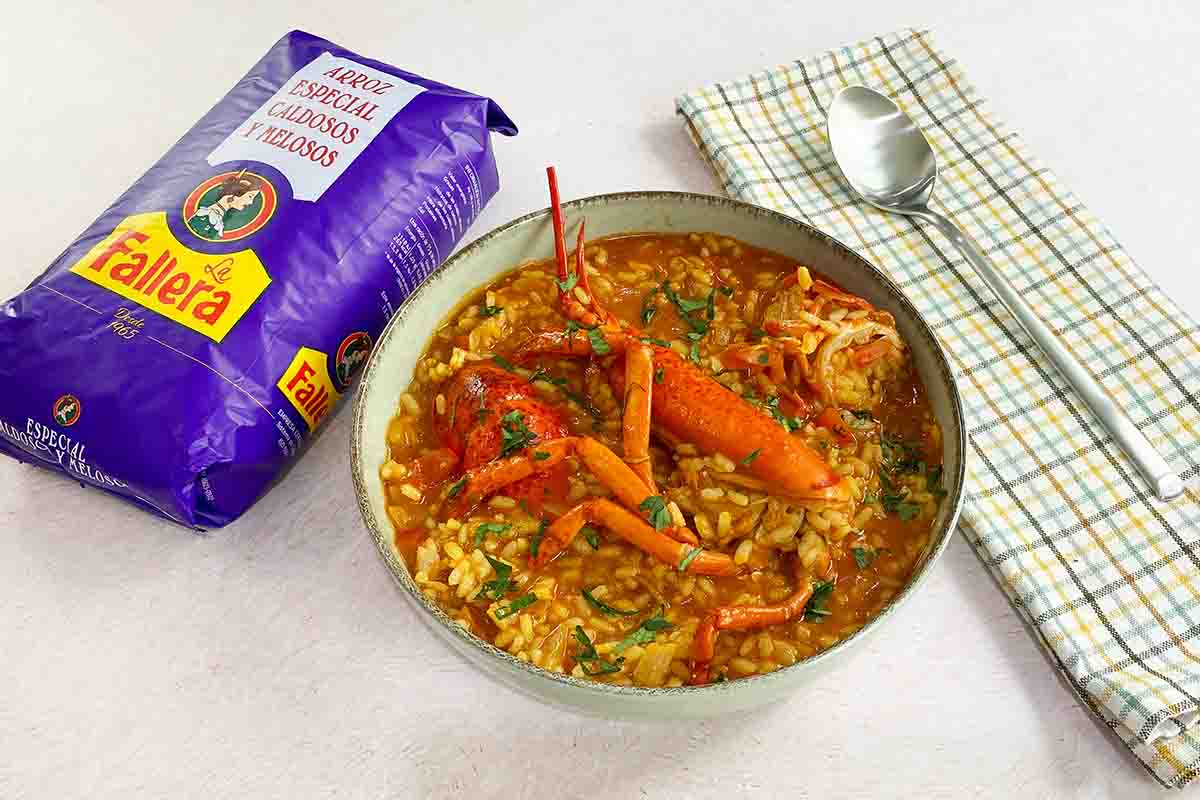 arroz con bogavante receta gallega