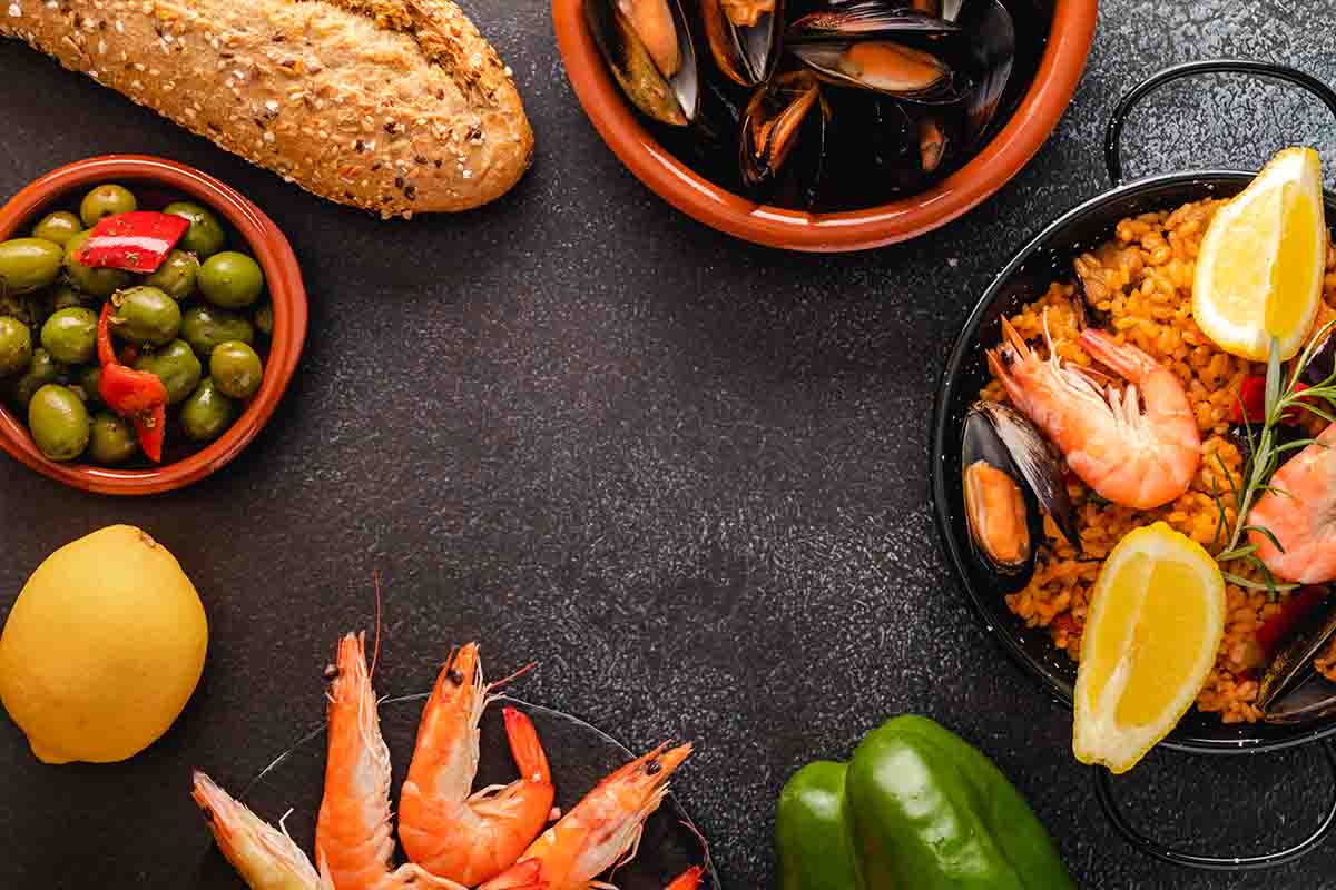 picoteo para acompañar paella 