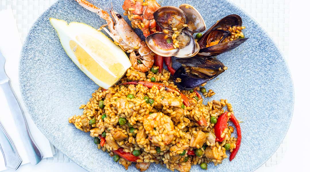 paella de mariscos