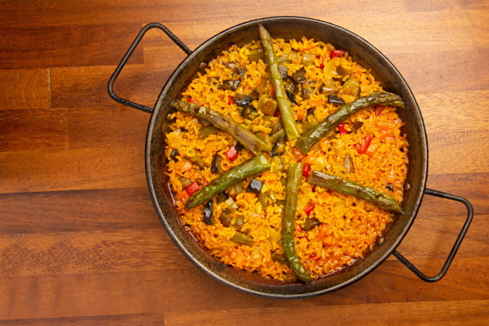 Paella verduras