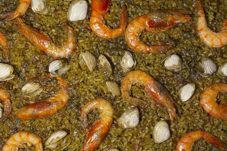 Foto de Arroz con almejas y gambas