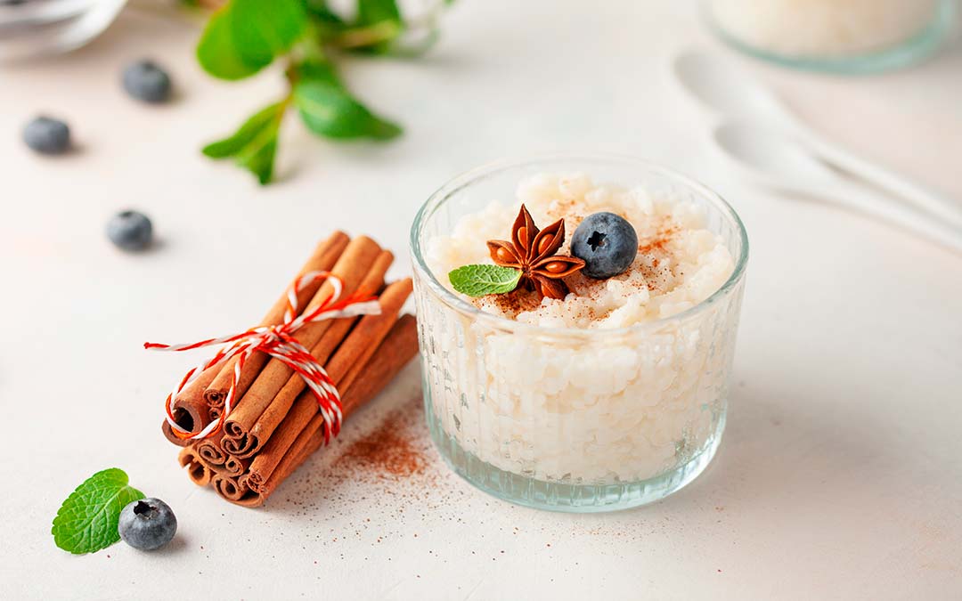 Arroz con leche calorías