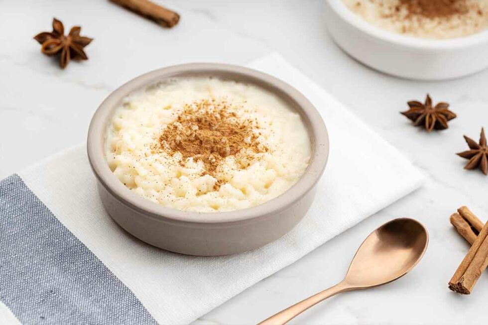 arroz con leche saludable