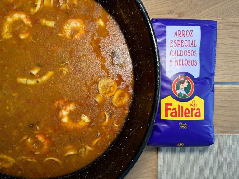 Foto de Arroz con gambones y calamares: receta fácil y deliciosa