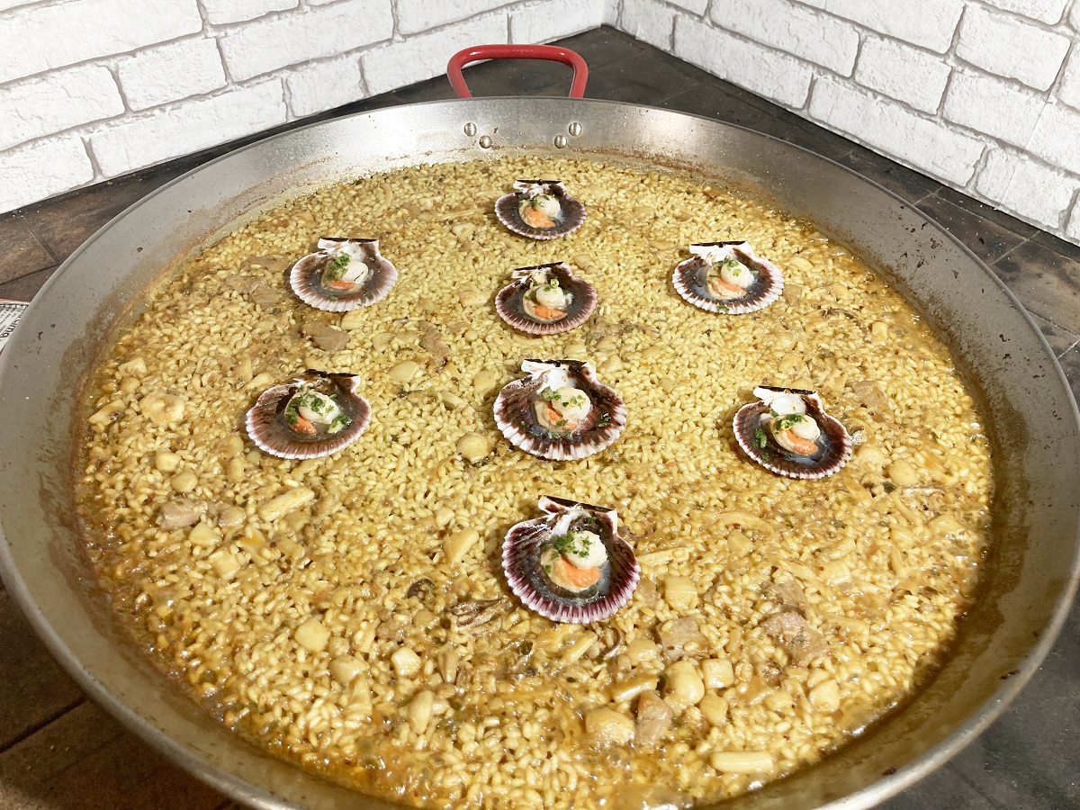 arroz con zamburinas