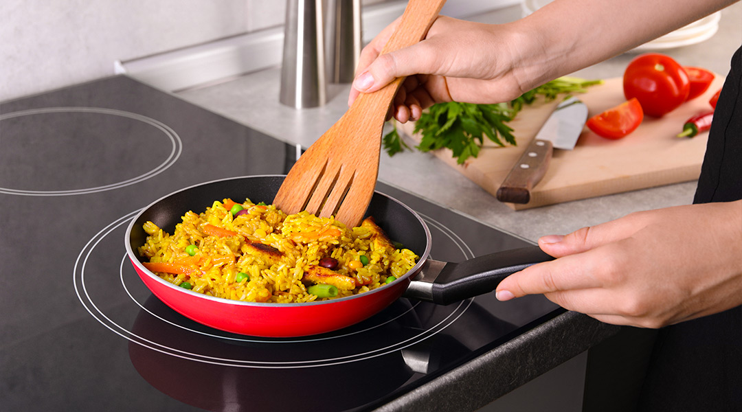 Cocinando arroz con pollo