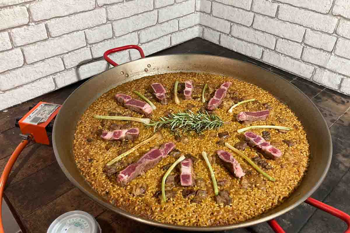 paso a paso arroz con ternera DECORAR