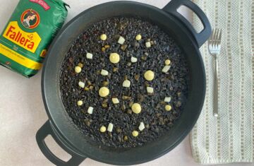 Arroz negro con sepia