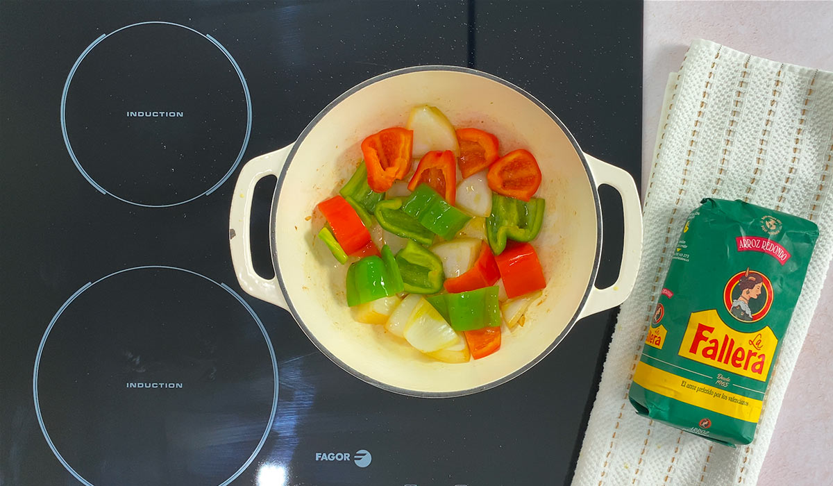 Sofrito en arroz con pitu