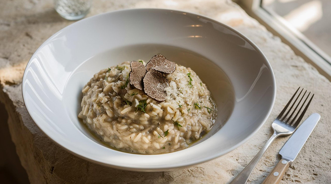 Risotto de trufa